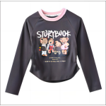 Girls' T-Shirt - Long Sleeve Korean Polyester