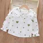Girls Blouse - Casual Cotton Long-Sleeved Factory