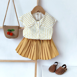 Girls Two-Piece Set - Summer Korean Cotton Factory