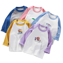Children's Thermal Top - Tie-Dye Color-blocking Factory