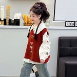 Girls Shirt - White Doll Collar College Factory