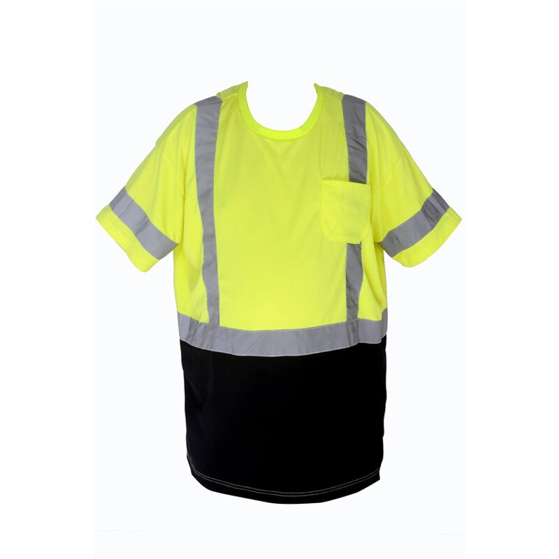 Safety Vest Manufacturer - Reflective Zipper T-shirt Custom
