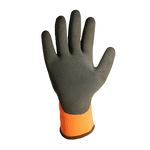 Winter Work Gloves Manufacturer - Orange Acrylic Latex Anti-Slip