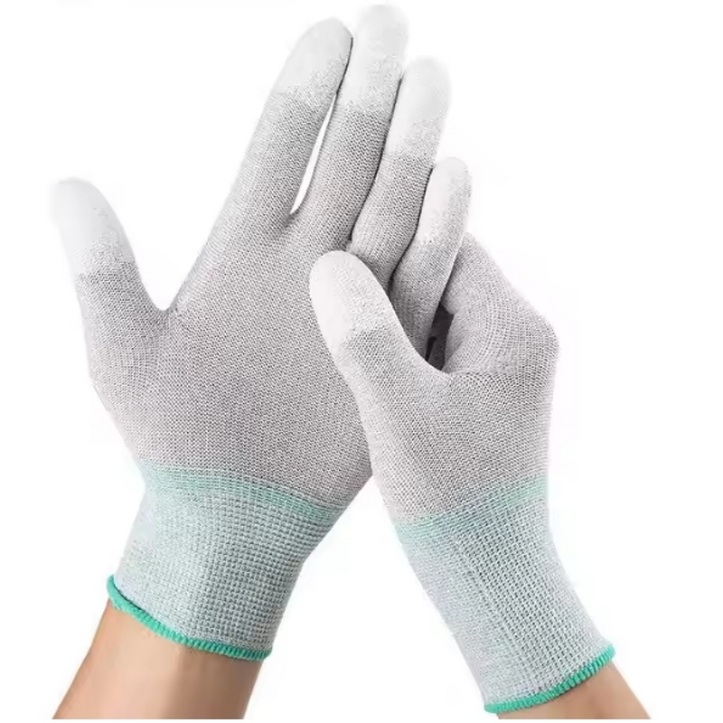 PU Coated Gloves Manufacturer - 13-Gauge Polyester Anti-Static