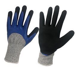 Waterproof Safety Gloves Manufacturer - Level 5 HPPE Nitrile