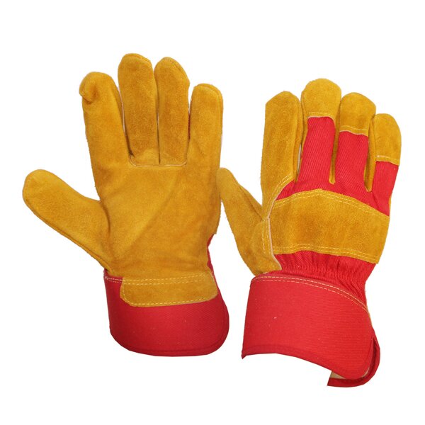 Leather Work Gloves Manufacturer - Winter Cow Split Warm
