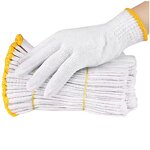 Knitted Hand Gloves Factory - 7 Gauge Cotton Overlock