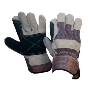 Welding Gloves Manufacturer - Double Palm Natural Cowhide