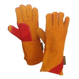 Welding Safety Gloves Factory - Durable Cow Leather Heat Resistant