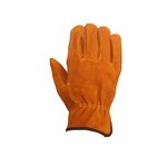 Driver Safety Gloves Manufacturer - Golden Cowhide Full Palm