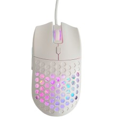 Gaming Mouse Factory - Women's White USB Wired RGB Backlight