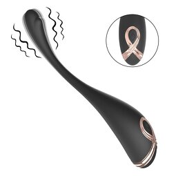 S-hande Customized logo g Spot Vibrator Strong Vibration Bendable Female Masturbator Massager Safer Sex