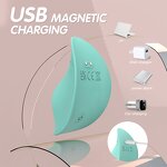 S-Hande 2 in 1 Wearable Panties Vibrator Remote Control USB Charge Strong Vibration for Precision Stimulation Couple Trip