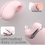 S-Hande New Arrival Sucking Vibrator Hearts Shape 10 Vibration Modes Flapping for Women's Masturbation Tool