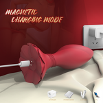 S-Hande Custom Private logo Vibrating Butt Anal Plug Training Rose Female Anal Toys Thin with Remote Control for Men