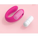 S-HANDE Pink and Purple Silicone G-spot Vibrator Clitoris Vibrator Adult Couples Vibrators for Women Clitoris Stimulator