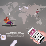 S-Hande App Thrusting Heating Women Vibrator Love Jump Ball Remote Control Powerful Surface Mount Vibrator Girls with Sex Toys