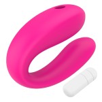 S-HANDE Pink and Purple Silicone G-spot Vibrator Clitoris Vibrator Adult Couples Vibrators for Women Clitoris Stimulator