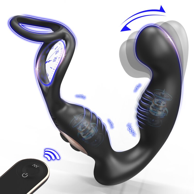 S-Hande New Arrival Silicone Prostate Massage Anal Men's Sex Toy Cock Ring Butt Plug for Couple