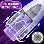 S-HANDE Customized Male Masturbators Masturbation Cup Thrusting Rotating Automatic Electric Masturbator Adult Sex Toys for Men
