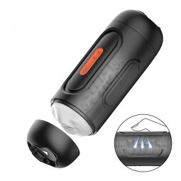 S-Hande Extra Long Dual-channel Design Vibrating Male Masturbation Cup with 6 Vibration Motors Detachable Sexy Toy for Man