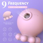 S-Hande Manufacturer Sucking Women Masturbation Toy  Clitoral Stimulator Octopus Shape Vibrator for Couples