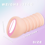 S-Hande Medical Tpe Handhold Realistic Vagina 3D Pocket Pussy for Men Pocket Pussy Masturbator