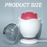 S-hande Rose Sucking Vibrator Female Masturbation Knocking Colourful Lights 9 Frequency Mode Pleasure Toy