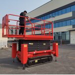 Crawler Scissor Lift - Mobile Self Propelled 4-14m