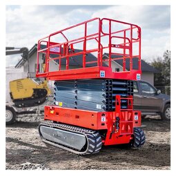 Crawler Scissor Lift - Rough Terrain Diesel Factory