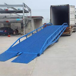 Mobile Yard Ramp - Steel Adjustable Height Factory