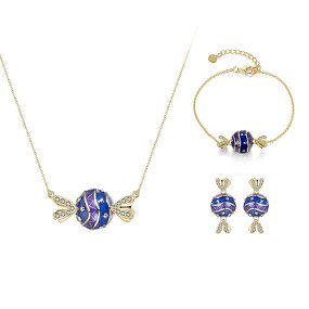 Sugar Jewelry Set - S925 High Grade Enamel