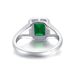 Lab Grown Diamond Ring - Emerald Cut Wholesale