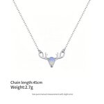 Antler Pendant Necklace - Trendy Animal Design