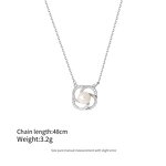 Freshwater Pearl Necklace - 925 Sterling Silver