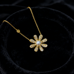 Sunflower Necklace - Gold Plated 925 Silver Factory