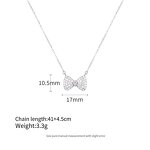 Bow Tie Necklace - Korean Trendy Iced Out