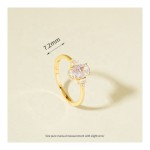 Oval Ring - High End Gold Plated Princess