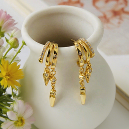 Tassel Earrings - 925 Sterling Silver Bohemian