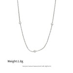 Snowflake Necklace - Bead Collarbone Chain Versatile
