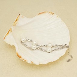 Infinity Beads Bracelet - Summer Rhodium Plated