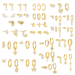 Clip on Earrings - Gold Plated Non Pierced Factory