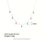 Collarbone Chain - 925 Sterling Silver Summer