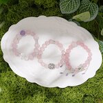 Crystal Bracelet - Rose Quartz Beads Wholesale