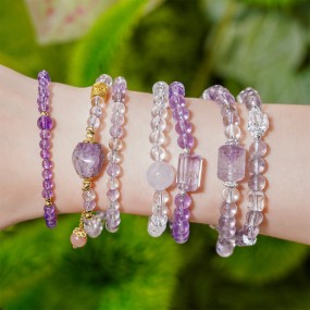 Crystal Bracelet - Amethyst Bead Spiritual Factory