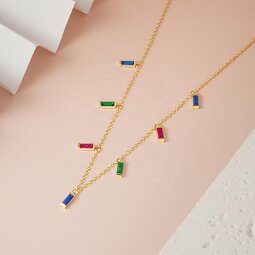 Collarbone Chain - 925 Sterling Silver Summer