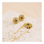 Emerald Jewelry Set - Bulk in Stock S925 Silver