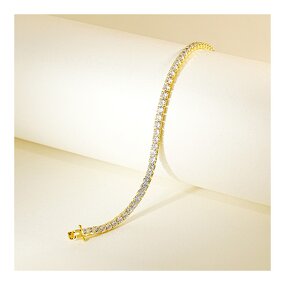 Tennis Bracelet - Full Zircon Gold Plated