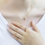 Labradorite Necklace - French Vintage Crystal