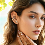 Zodiac Stud Earrings - Horoscope Gold Plated Wholesale